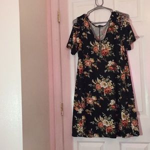 Floral print dress